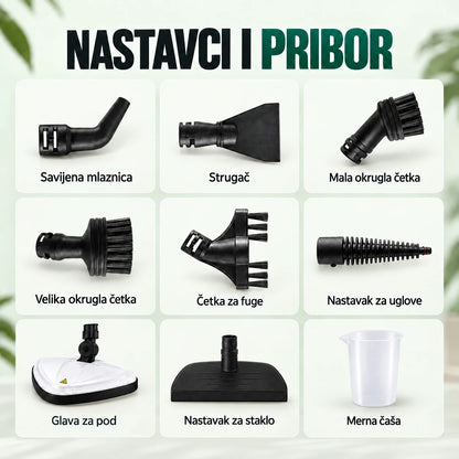 Štapni paročistač mop 12 u 1