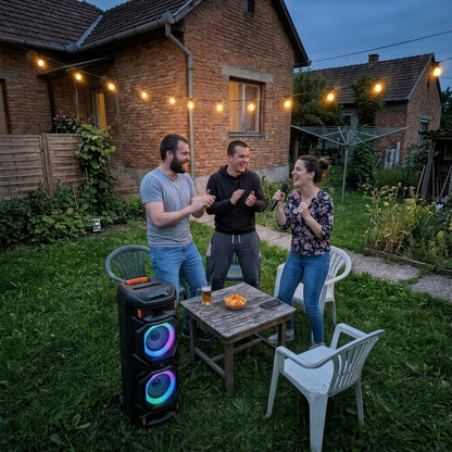 Thunder Bluetooth karaoke zvučnik sa bežičnim mikrofonom