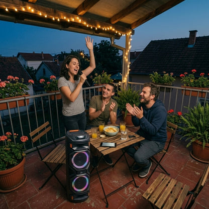 Thunder Bluetooth karaoke zvučnik sa bežičnim mikrofonom