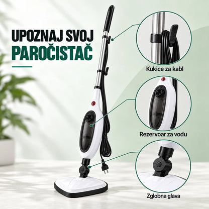 Štapni paročistač mop 12 u 1