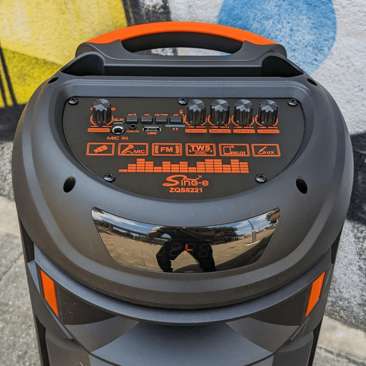 Thunder Bluetooth karaoke zvučnik sa bežičnim mikrofonom