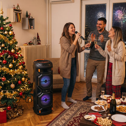 Thunder Bluetooth karaoke zvučnik sa bežičnim mikrofonom