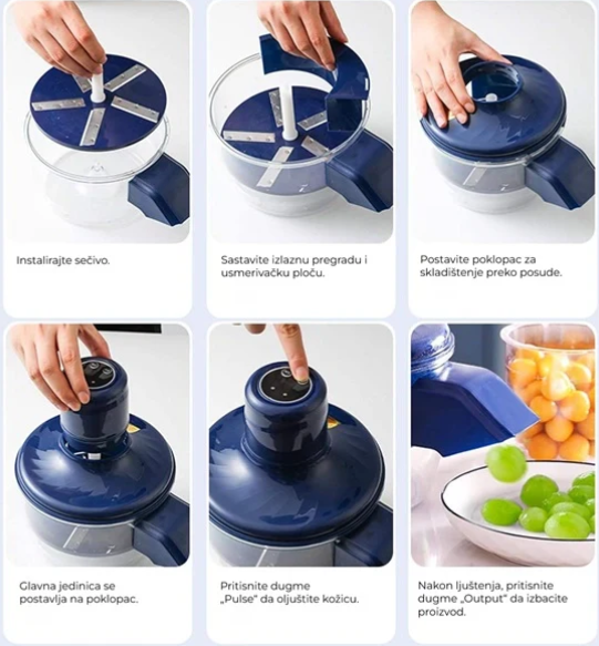 Automatska električna ljuštilica voća i povrća