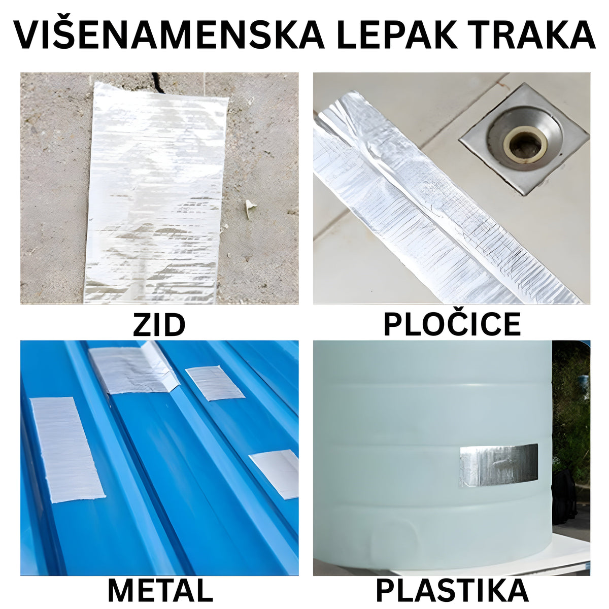 FLEX traka lepi zid, pločice, metal i plastiku