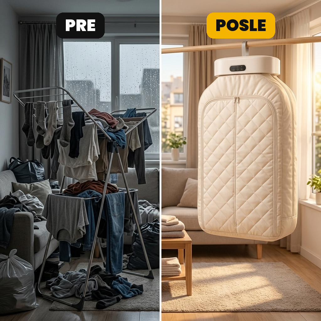 Pre i posle: bez sušilice preko cele sobe